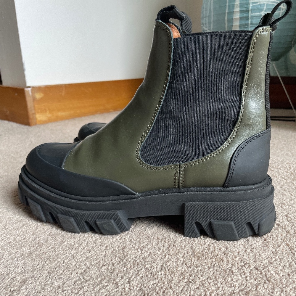 ganni ankle boots